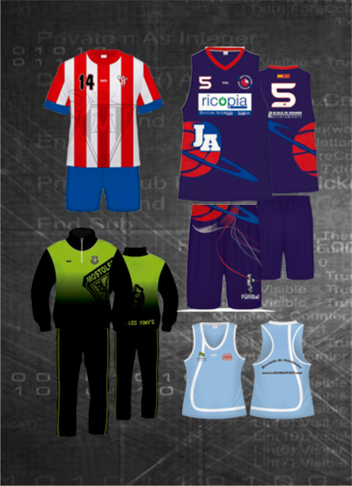 estampados uniformes deportivos